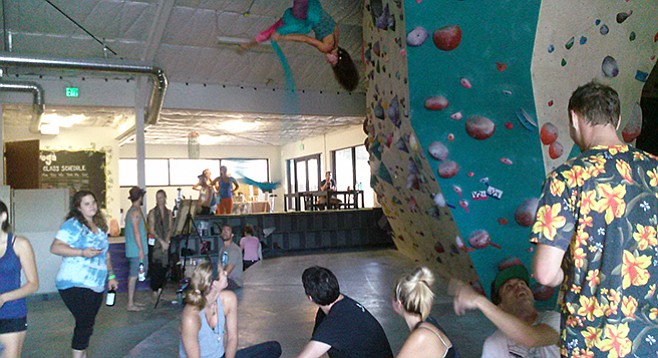 The next Rise ’n’ Shine party is Tuesday, October 27, at Grotto Climbing off of Alvarado Road in Mission Valley.