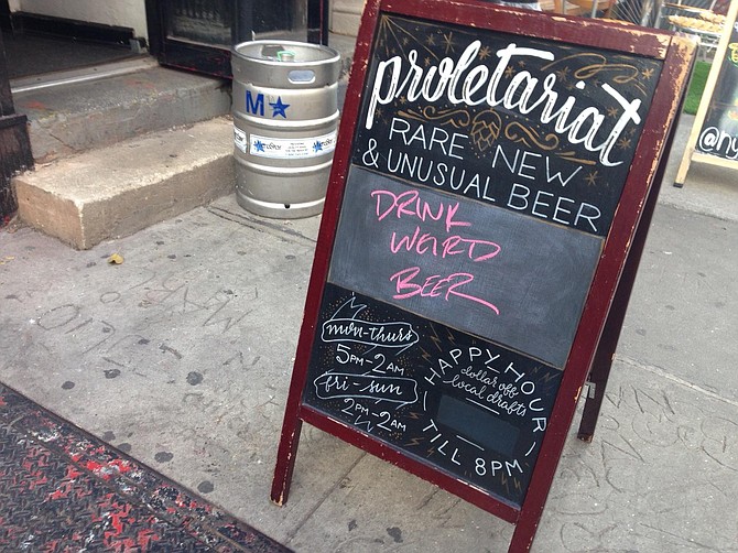 Only currently able to get a handful of well-known brands, "weird beer" specialist Proletariat is mostly over San Diego breweries.