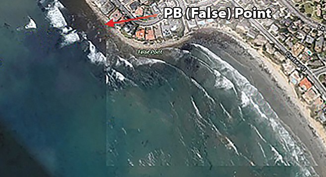 Big winter swells hit False Point first