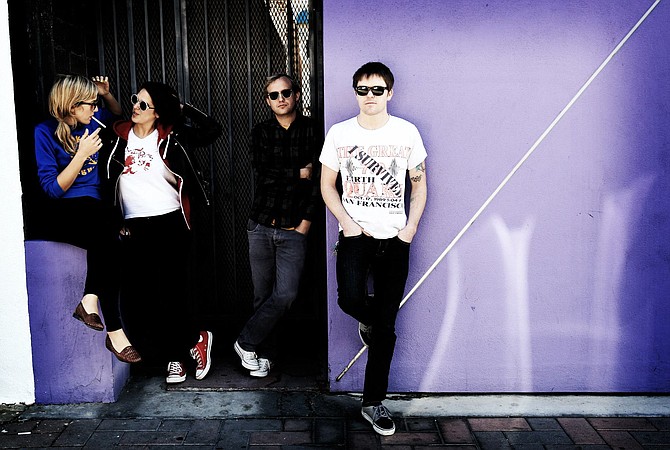 San Diego's '60s-style beach-pop band Teenage Burritos set it up at Soda Bar Friday night.