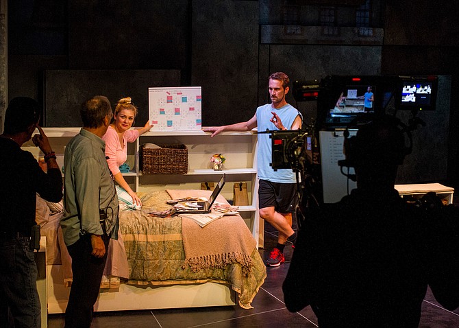 Filming Honky at the Rep for Onstage in America, airing on PBS stations nationwide. - Image by Daren Scott