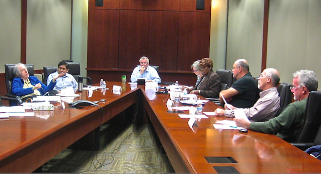 Chula Vista's Charter Review Commission (Robert Ross, far left)