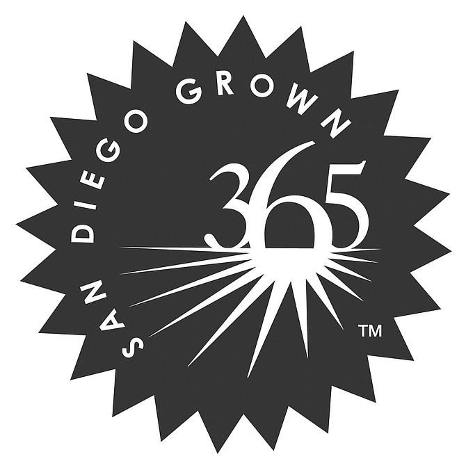 Larson is trying to get the bureau's logo — San Diego Grown 365 — out of the planning stage.
