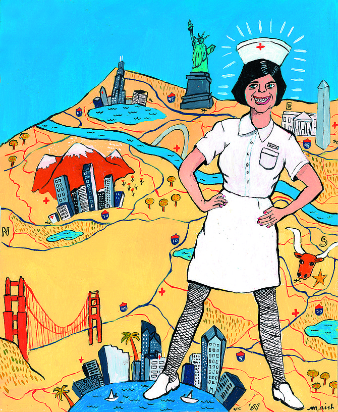 In California, San Diego nursing jobs pay the lowest - from $24 to $30 an hour. - Image by Martha Rich