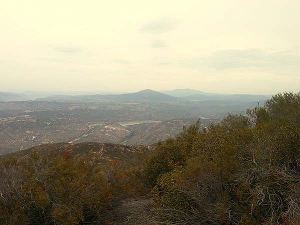 The northeast view from Sycuan Peak