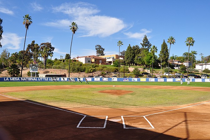 Khulken Field, the gem of San Diego little league parks and home of La Mesa National Little League.