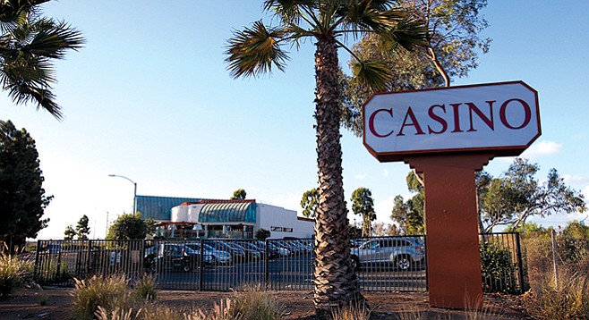 Seven Mile Casino, located seven miles from San Diego, seven from the border - Image by Andy Boyd
