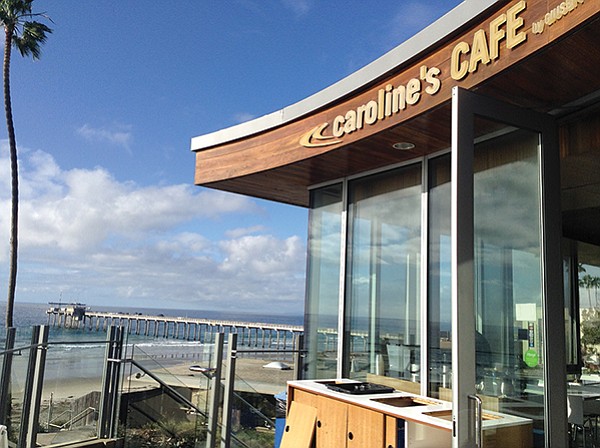 Caroline's Seaside Cafe, with a view
