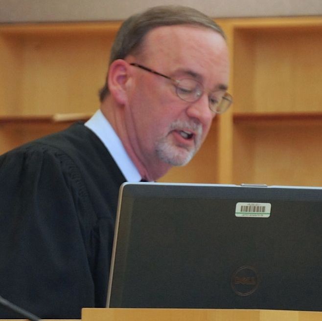 Hon. judge K. Michael Kirkman said Life without parole. Photo by Eva