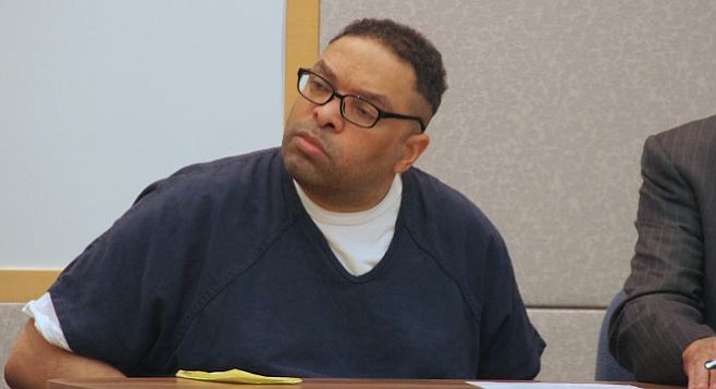 Louis Ray Perez, aka Master Ivan, looked at the judge while he pronounced sentence.