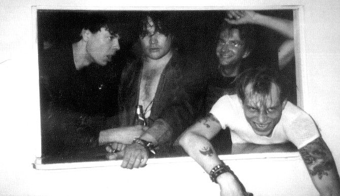 Battalion of Saints, 1985. Guitarist Chris Smith overdosed in a bathtub, Dave Astor committed suicide, another member died of drug-related problems, and a fourth died from AIDS.