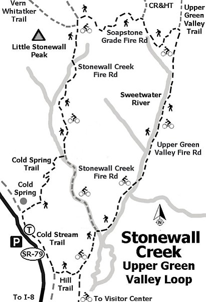 Map of Stonewall Creek