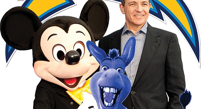 Liberal mega-donor Bob Iger (with friends), may soon have a new friend in Dean Spanos.