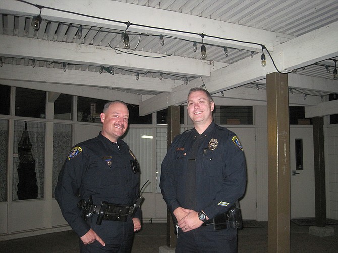 Officers Adam McElroy and Mike Swanson