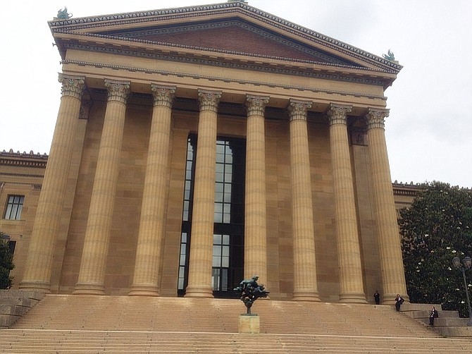 Rocky fans will recognize these steps of Philadelphia's Museum of Art.