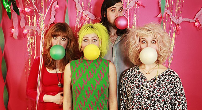 Tacocat singer Emily Nokes: “Everyone in Tacocat has a ’90s country music soft spot.” 