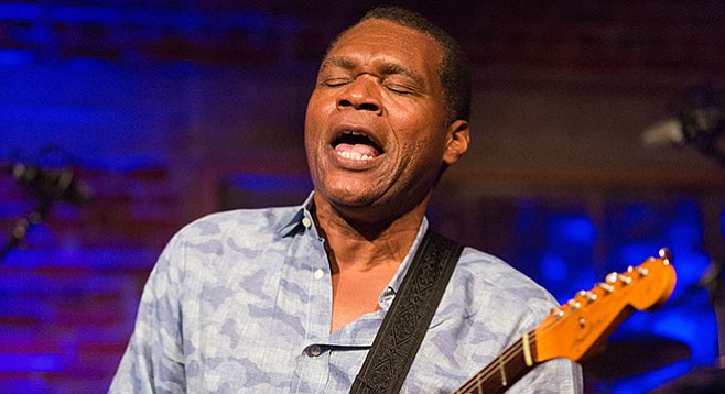 Robert Cray is an R&B vocalist ensnared in the body of a grandee blues guitarist. - Image by James L. Bass