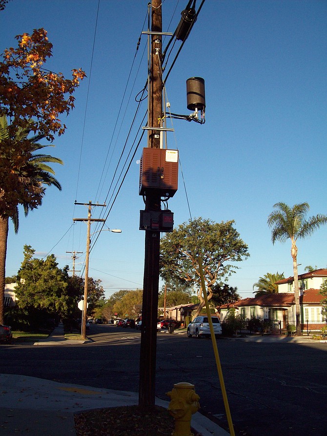 Installation on the southeast corner of Hawley Blvd. and Arthur Ave.