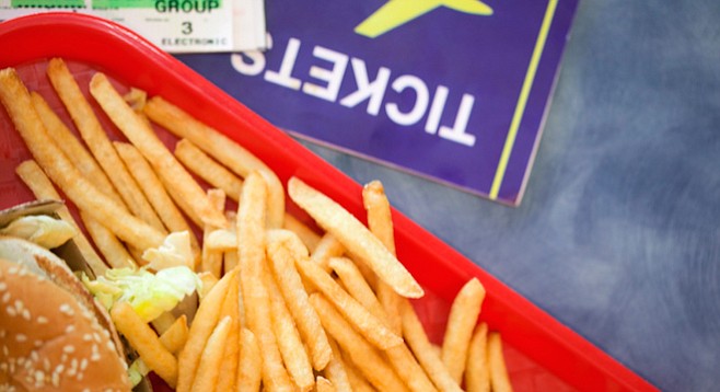 If all goes according to plan, airport employees won't have to eat overpriced burgers and fries in public.
