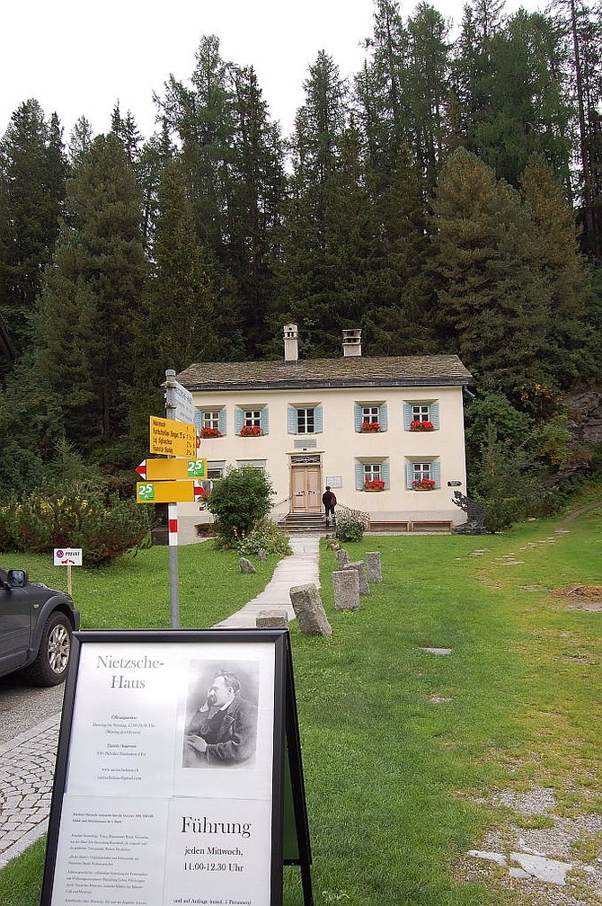 The museum devoted to philosopher Friedrich Nietzsche at Sils-Maria.