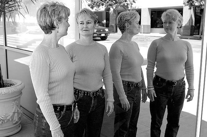 Nancy and Janna Sipes. "As a twin, you ask not only 'Who am I?' but 'Who am I without my twin?' and 'Who am I with my twin?'"