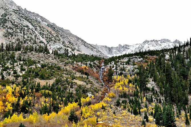 Onion Valley In the Eastern Sierras in the fall. 