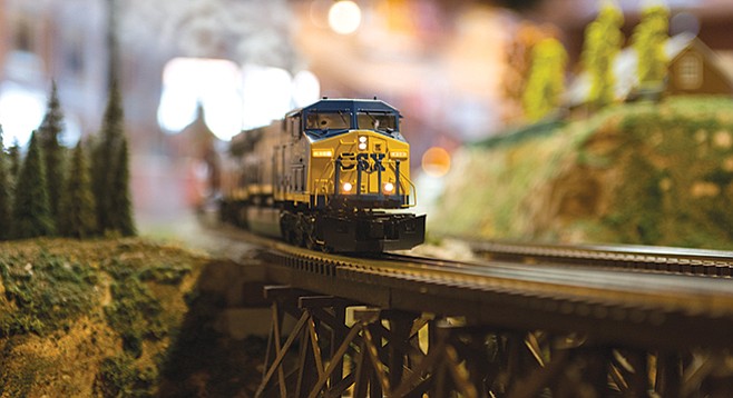 The Old Town Model Railroad Depot - Image by Andy Boyd