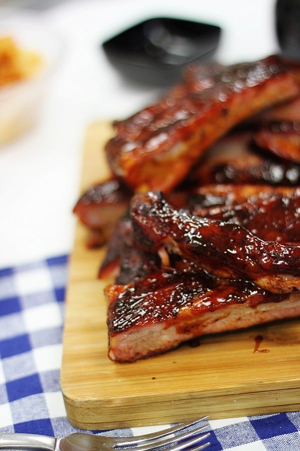 Peppery, spicy beef ribs served up with a choice of sauces at When Pigs Fly.