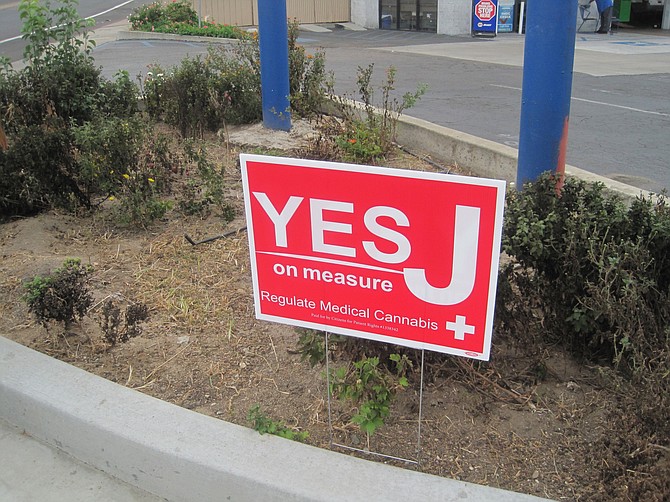 Sign from last year's election cycle