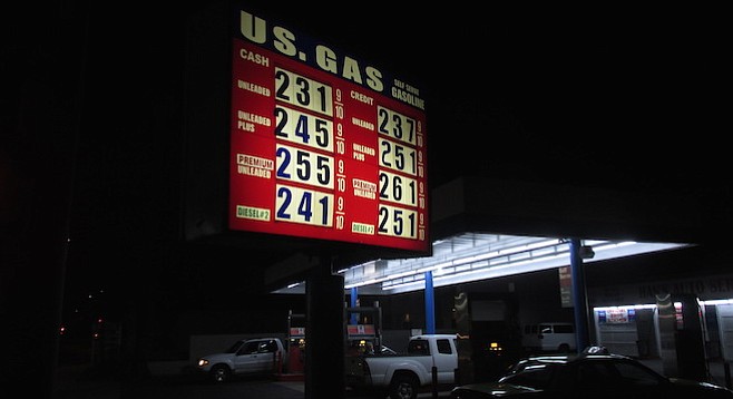California gas taxes will likely prevent prices from dropping much further.