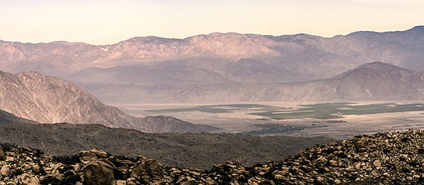 The summit has a sweeping view of Borrego Valley