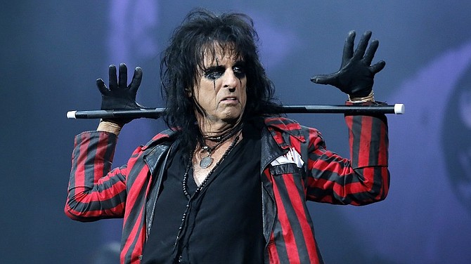 Alice Cooper co-headlines a hard-rocker with Mötley Crüe at Viejas Arena Sunday night.
