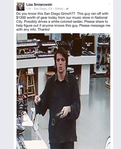 This is the guy who allegedly stole the $1300 synthesizer