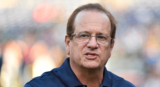 “Assistant, will Dean Spanos rot in hell after moving the Chargers to L.A.?”