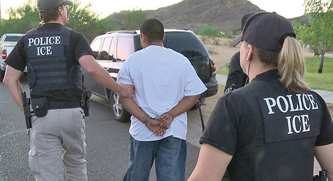 U.S. Immigration and Customs Enforcement agents keep their charges’ clothes on more often nowadays.