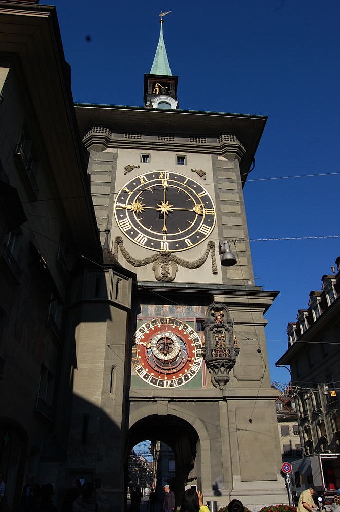 The Zytglogge, or “time bell,” in Bern's medieval Old Town.