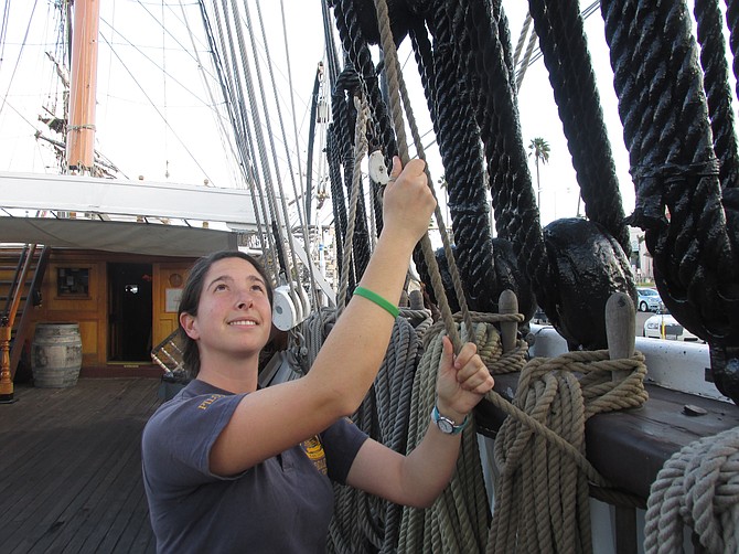 Katherine started as a deckhand in San Diego before making a career of it
