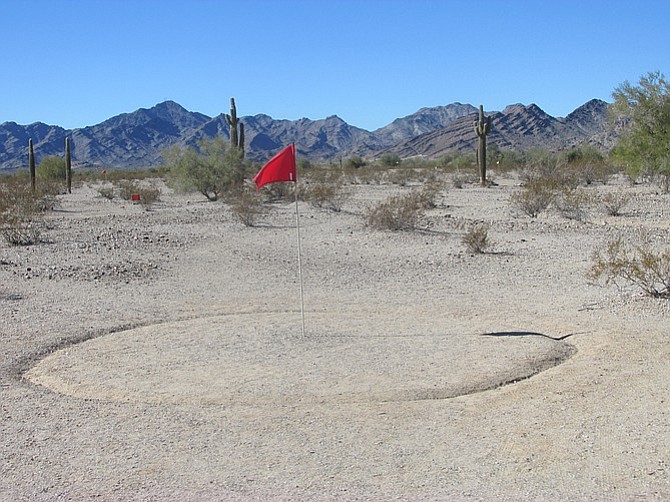 "Desert golf" is played a little differently than at Torrey Pines. 