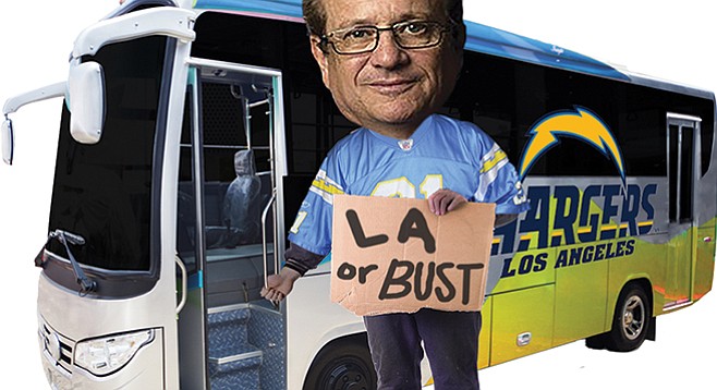 Dean Spanos has been served up heaps of disdain lately by the Union-Tribune.