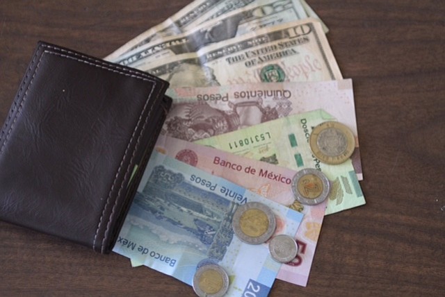 Border-crossers and Tijuanese usually carry both currencies in their wallet.