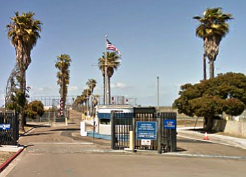 The Imperial Beach entrance to the planned Navy SEAL training complex