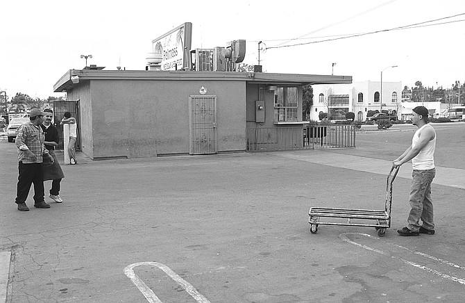 One pickup hub was Las Palmas, a drive-up restaurant in Vista. The cocky pimps, Arturo and Pedro, would pace out back by the toilets, a signal for contact. “Got any girls?” four johns would ask. - Image by Dave Allen