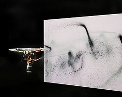 Spray painting drones