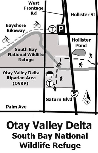 Map of the Otay Valley Delta
