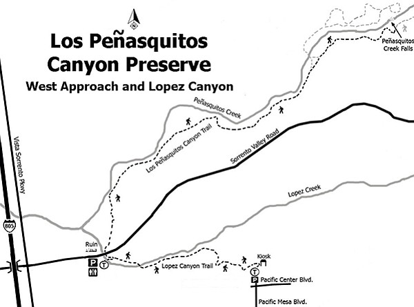 LOS PEÑASQUITOS CANYON WEST APPROACH