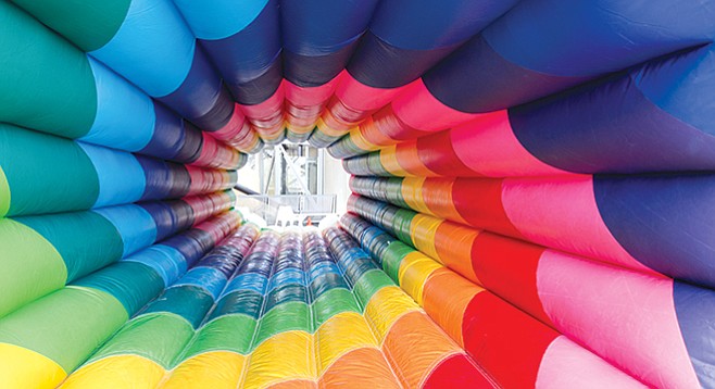 Climb into a rainbow at the New Children’s Museum