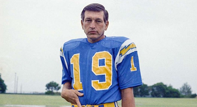 Mr. San Diego, Johnny Unitas, lasted five games with the Chargers after 17 years with the Baltimore Colts.