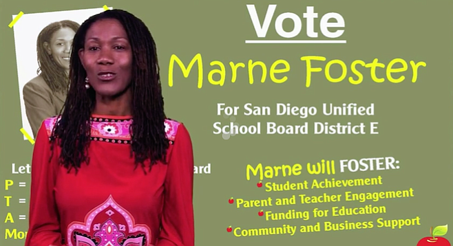 One of Marne Foster's campaign selling points was that she's a parent.