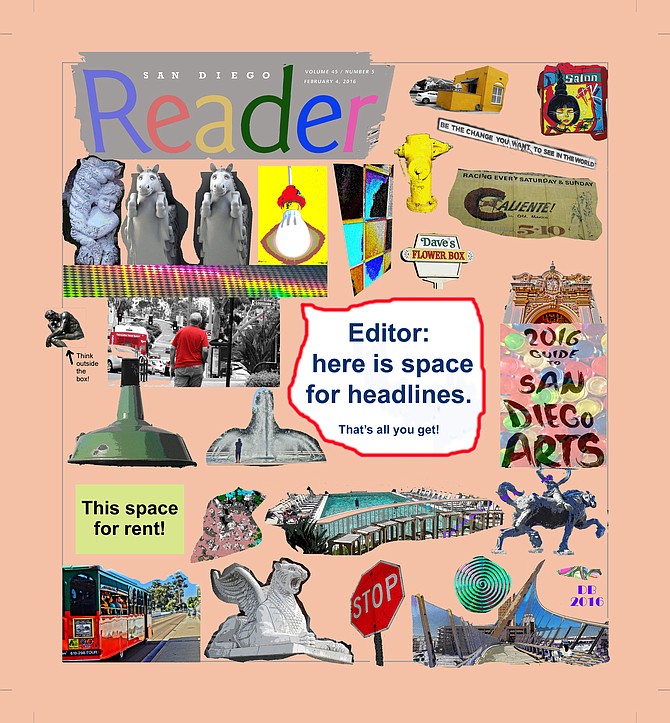 Arts collage cover by David Batterson.