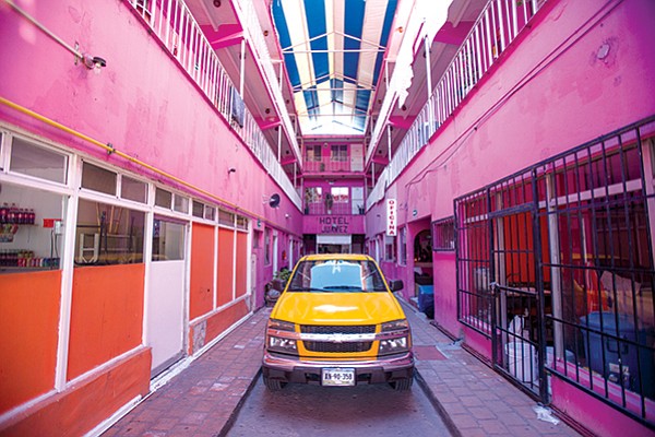 Hotel Juarez, like most in the area, is frequented by sex workers.